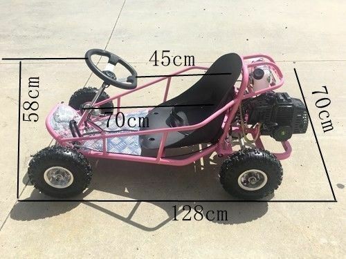 Brand New 49cc Mini Go Kart 4 Wheeler Kids 2 Stroke Buggy Quad Atv Pink Brand New 49cc Mini Go Kart 4 Wheeler Kids 2 Stroke Buggy Quad Atv Pink