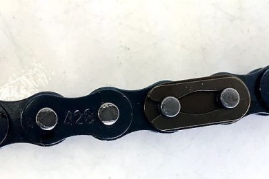Black 428 106 Links Drive Chain + Joiner Link PIT Quad Dirt Bike Buggy Trike Black 428 106 Links Drive Chain + Joiner Link PIT Quad Dirt Bike Buggy Trike