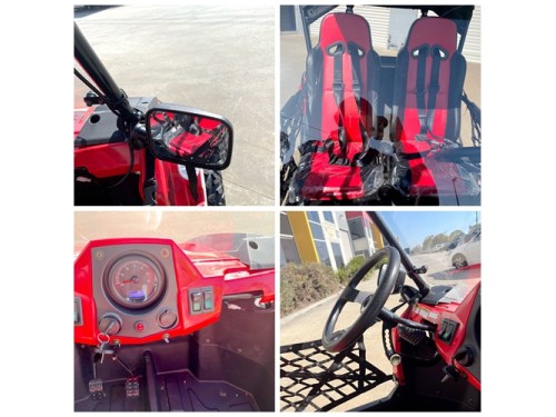 200CC UTV Challenger 200EX Dune Buggy Go kart Off Road 2 Seater Auto CVT EFI White