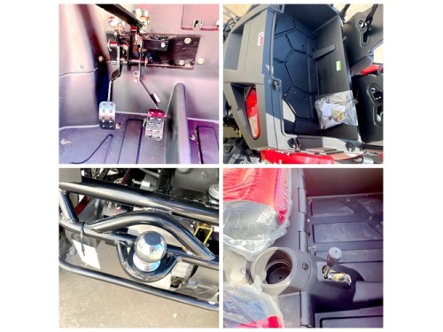 200CC UTV Challenger 200EX Dune Buggy Go kart Off Road 2 Seater Auto CVT EFI White