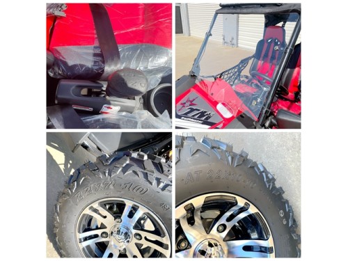 200CC UTV Challenger 200EX Dune Buggy Go kart Off Road 2 Seater Auto CVT EFI White