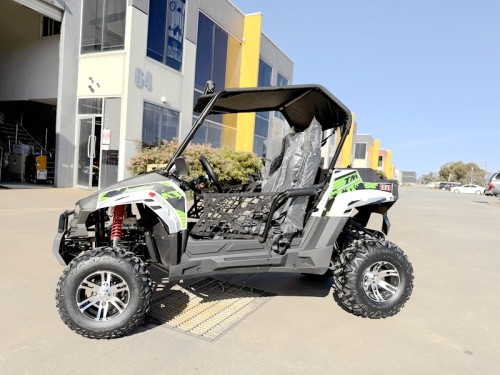 200CC UTV Challenger 200EX Dune Buggy Go kart Off Road 2 Seater Auto CVT EFI White