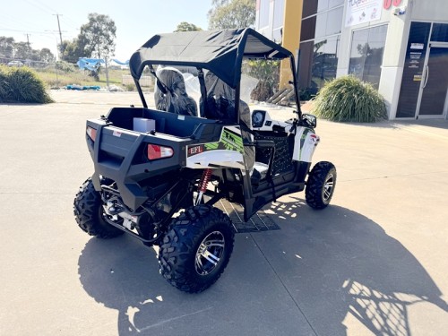 200CC UTV Challenger 200EX Dune Buggy Go kart Off Road 2 Seater Auto CVT EFI White