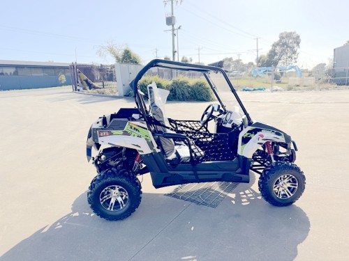 200CC UTV Challenger 200EX Dune Buggy Go kart Off Road 2 Seater Auto CVT EFI White