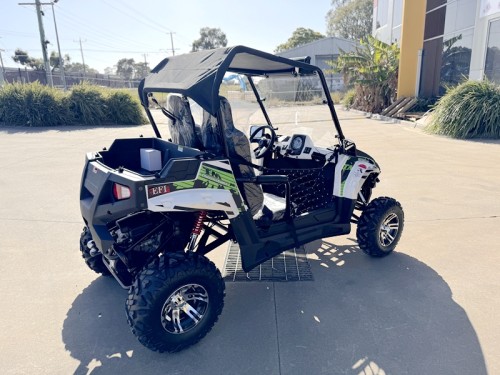 200CC UTV Challenger 200EX Dune Buggy Go kart Off Road 2 Seater Auto CVT EFI White