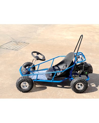 49cc Mini Go Kart 4 Wheeler Kids 2 Stroke Buggy Quad Atv Blue
