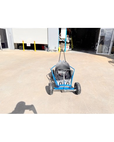 49cc Mini Go Kart 4 Wheeler Kids 2 Stroke Buggy Quad Atv Blue