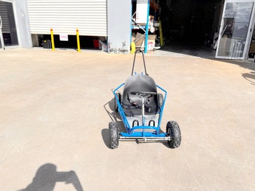 49cc Mini Go Kart 4 Wheeler Kids 2 Stroke Buggy Quad Atv Blue