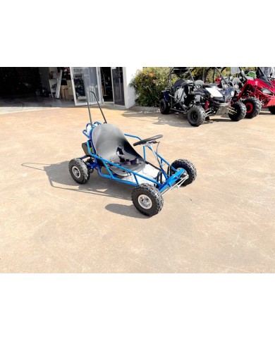 49cc Mini Go Kart 4 Wheeler Kids 2 Stroke Buggy Quad Atv Blue