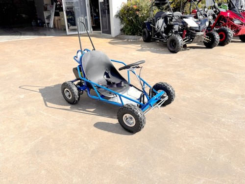 49cc Mini Go Kart 4 Wheeler Kids 2 Stroke Buggy Quad Atv Blue