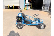 49cc Mini Go Kart 4 Wheeler Kids 2 Stroke Buggy Quad Atv Blue
