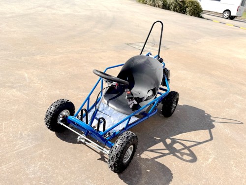 49cc Mini Go Kart 4 Wheeler Kids 2 Stroke Buggy Quad Atv Blue