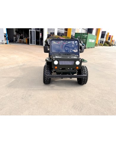 Mini Willys Jeep 1kW 48V Electric Ride On Buggy 2 Seater Kids/Teens Army Green Mini Willys Jeep 1kW 48V Electric Ride On Buggy 2 Seater Kids/Teens Army Green