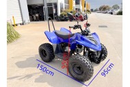 150CC ATV Sport Quad 4 Wheel Buggy Semi Auto ZOOMER BLUE kids Adults Off-road