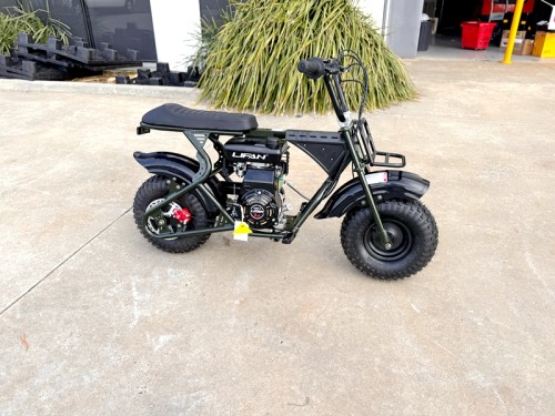 Trooper 105 Mini Bike Kids Adults Bike Military Style Off-Road Bike Green