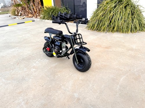 Trooper 105 Mini Bike Kids Adults Bike Military Style Off-Road Bike Green