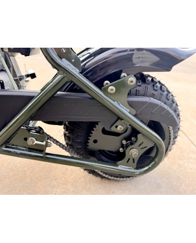 Trooper 105 Mini Bike Kids Adults Bike Military Style Off-Road Bike Green Trooper 105 Mini Bike Kids Adults Bike Military Style Off-Road Bike Green