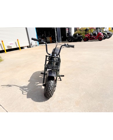 Trooper 105 Mini Bike Kids Adults Bike Military Style Off-Road Bike Green Trooper 105 Mini Bike Kids Adults Bike Military Style Off-Road Bike Green