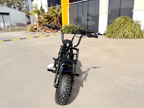 Trooper 105 Mini Bike Kids Adults Bike Military Style Off-Road Bike Green