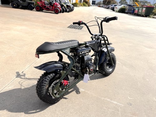 Trooper 105 Mini Bike Kids Adults Bike Military Style Off-Road Bike Green