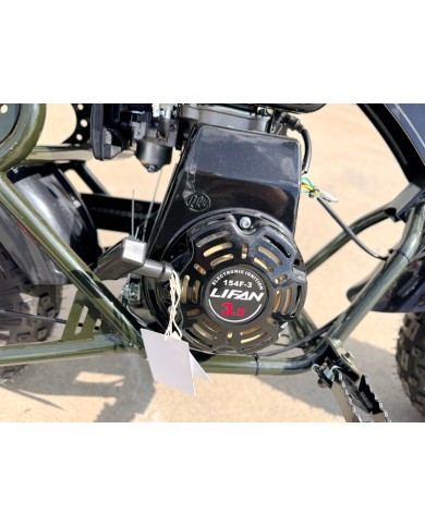 Trooper 105 Mini Bike Kids Adults Bike Military Style Off-Road Bike Green Trooper 105 Mini Bike Kids Adults Bike Military Style Off-Road Bike Green