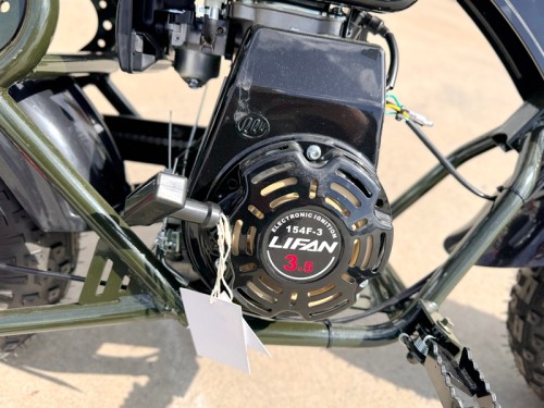 Trooper 105 Mini Bike Kids Adults Bike Military Style Off-Road Bike Green