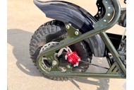 Trooper 105 Mini Bike Kids Adults Bike Military Style Off-Road Bike Green
