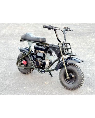 Trooper 105 Mini Bike Kids Adults Bike Military Style Off-Road Bike Green Trooper 105 Mini Bike Kids Adults Bike Military Style Off-Road Bike Green