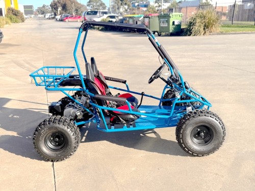 RAPTOR 150cc Semi Auto Buggy Teens & Adults Off Road Go Kart ATV Quad BLUE RAPTOR 150cc Semi Auto Buggy Teens & Adults Off Road Go Kart ATV Quad BLUE