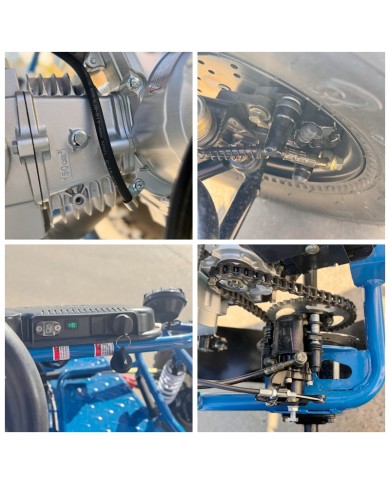 RAPTOR 150cc Semi Auto Buggy Teens & Adults Off Road Go Kart ATV Quad BLACK RAPTOR 150cc Semi Auto Buggy Teens & Adults Off Road Go Kart ATV Quad BLACK