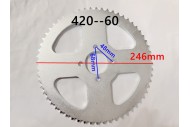 60 Teeth 420 Rear Back Chain Sprocket Cog PIT PRO TRAIL QUAD DIRT BIKE ATV KART