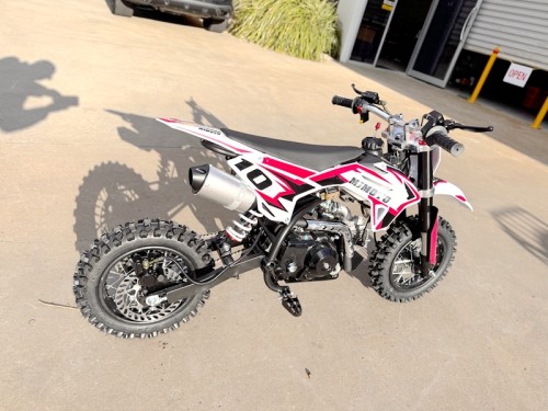 Bolt 50 50cc Kids Dirt Bike 4-Stroke Electric Start Safe Easy Fun Off Road AUTO RED