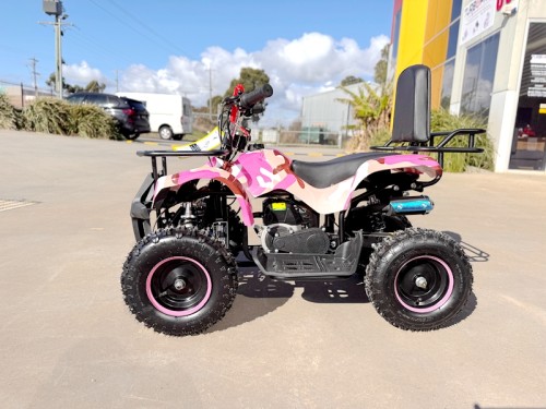 WILDFORCE49 49CC FARM QUAD BIKE ATV BUGGY KIDS 4 WHEELER HUASHENG 2-STROKE PINK