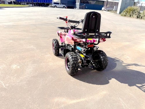 WILDFORCE49 49CC FARM QUAD BIKE ATV BUGGY KIDS 4 WHEELER HUASHENG 2-STROKE PINK