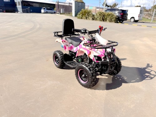 WILDFORCE49 49CC FARM QUAD BIKE ATV BUGGY KIDS 4 WHEELER HUASHENG 2-STROKE PINK