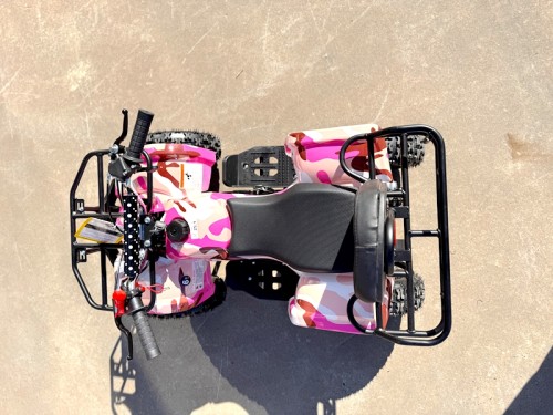 WILDFORCE49 49CC FARM QUAD BIKE ATV BUGGY KIDS 4 WHEELER HUASHENG 2-STROKE PINK