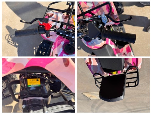 WILDFORCE49 49CC FARM QUAD BIKE ATV BUGGY KIDS 4 WHEELER HUASHENG 2-STROKE PINK