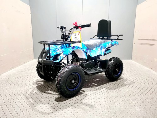 WILDFORCE49 49CC FARM QUAD BIKE ATV BUGGY KIDS 4 WHEELER HUASHENG 2-STROKE BLUE