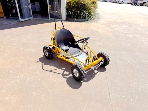 Brand New 49cc Mini Go Kart 4 Wheeler Kids 2 Stroke Buggy Quad Atv Yellow