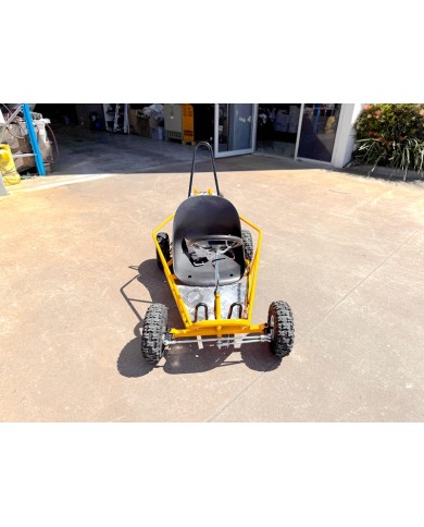 Brand New 49cc Mini Go Kart 4 Wheeler Kids 2 Stroke Buggy Quad Atv Yellow Brand New 49cc Mini Go Kart 4 Wheeler Kids 2 Stroke Buggy Quad Atv Yellow