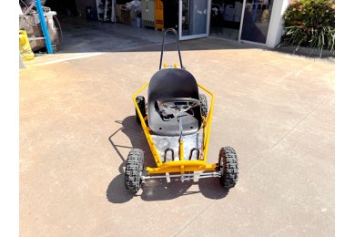 Brand New 49cc Mini Go Kart 4 Wheeler Kids 2 Stroke Buggy Quad Atv Yellow Brand New 49cc Mini Go Kart 4 Wheeler Kids 2 Stroke Buggy Quad Atv Yellow