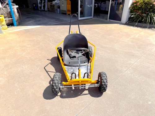 Brand New 49cc Mini Go Kart 4 Wheeler Kids 2 Stroke Buggy Quad Atv Yellow