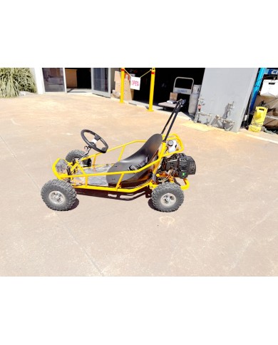 Brand New 49cc Mini Go Kart 4 Wheeler Kids 2 Stroke Buggy Quad Atv Yellow Brand New 49cc Mini Go Kart 4 Wheeler Kids 2 Stroke Buggy Quad Atv Yellow