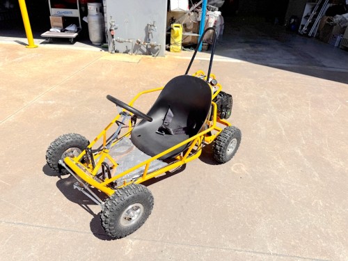 Brand New 49cc Mini Go Kart 4 Wheeler Kids 2 Stroke Buggy Quad Atv Yellow