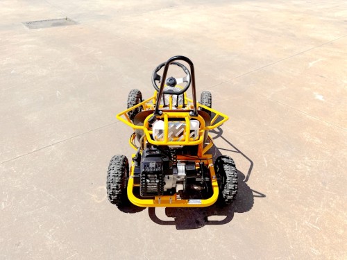 Brand New 49cc Mini Go Kart 4 Wheeler Kids 2 Stroke Buggy Quad Atv Yellow