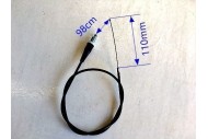 98cm 110mm THROTTLE ACCELERATOR CABLE 50cc 90cc 110cc 125cc DIRT PIT PRO