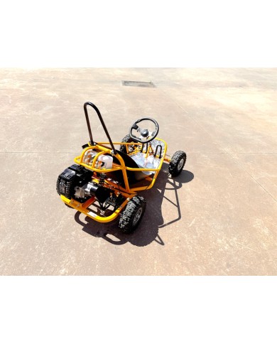 Brand New 49cc Mini Go Kart 4 Wheeler Kids 2 Stroke Buggy Quad Atv Yellow Brand New 49cc Mini Go Kart 4 Wheeler Kids 2 Stroke Buggy Quad Atv Yellow