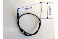 91cm 135mm ADJUSTABLE THROTTLE ACCELERATOR CABLE 50/90/110/125/150 DIRT PI PRO