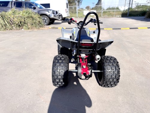 150CC ATV Sport Quad 4 Wheel Buggy Semi Auto ZOOMER GREY kids Adults Off-road