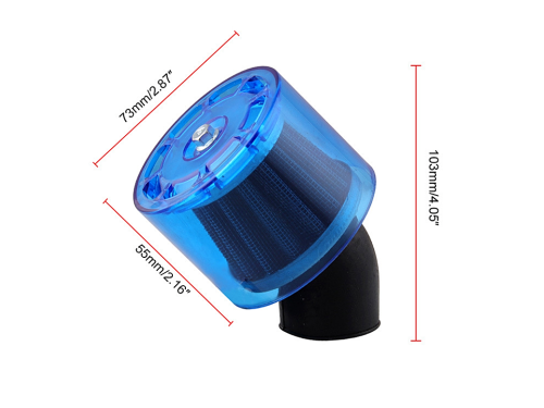 35mm Angle Steel Pod Air Filter Cleaner waterproof cover dust cover dirt bike